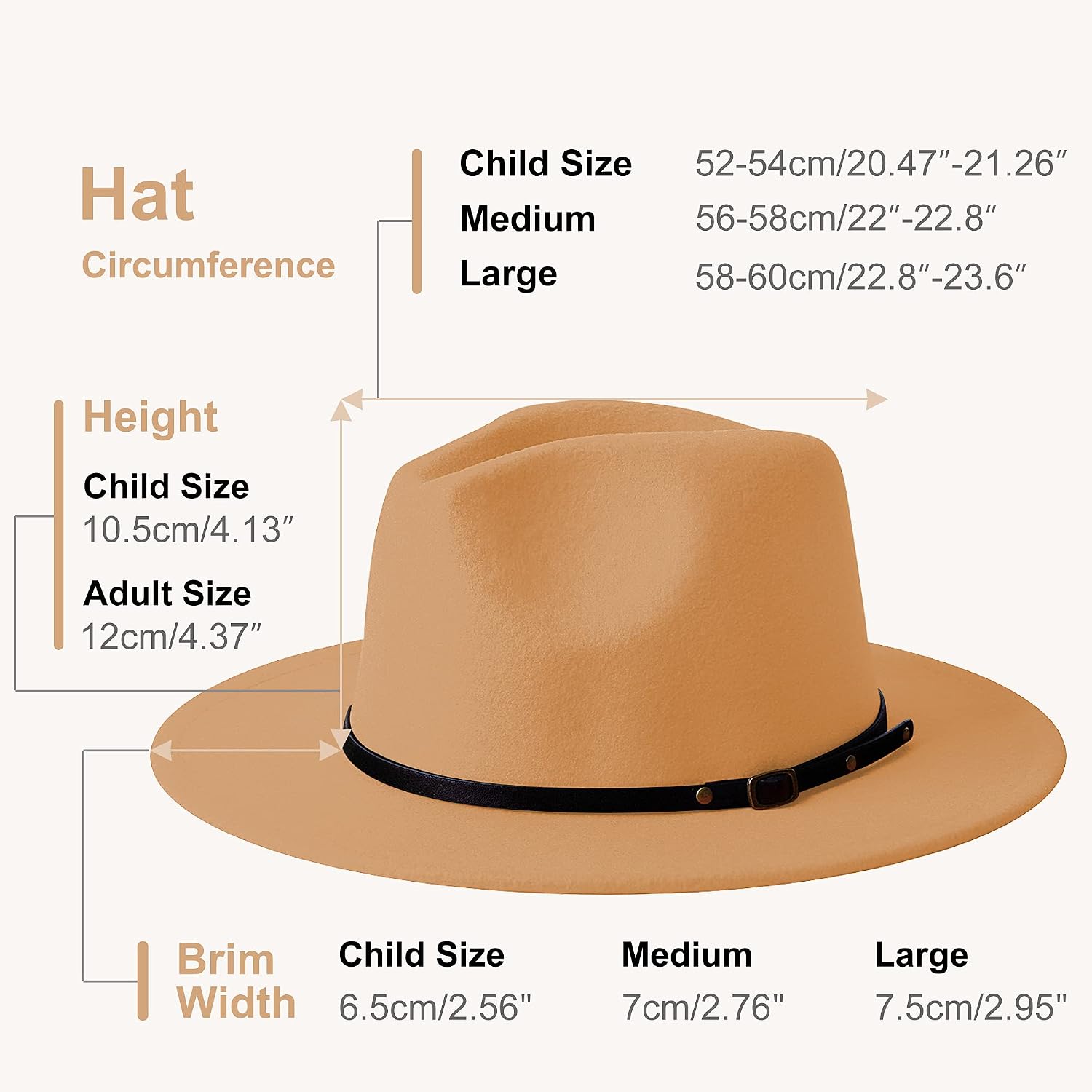 Detalle 2 de KUJUHA Felt Fedora Hat