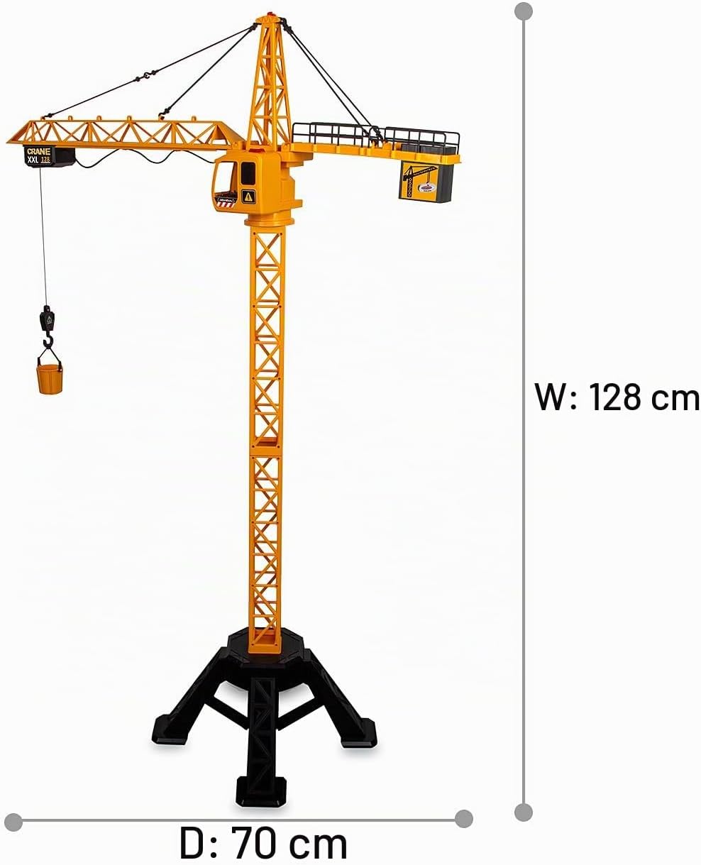 Detalle de JAMARA 406320 Crane XXL 128 – dźwig wieżowy 2,4 GHz z metalowym hakiem