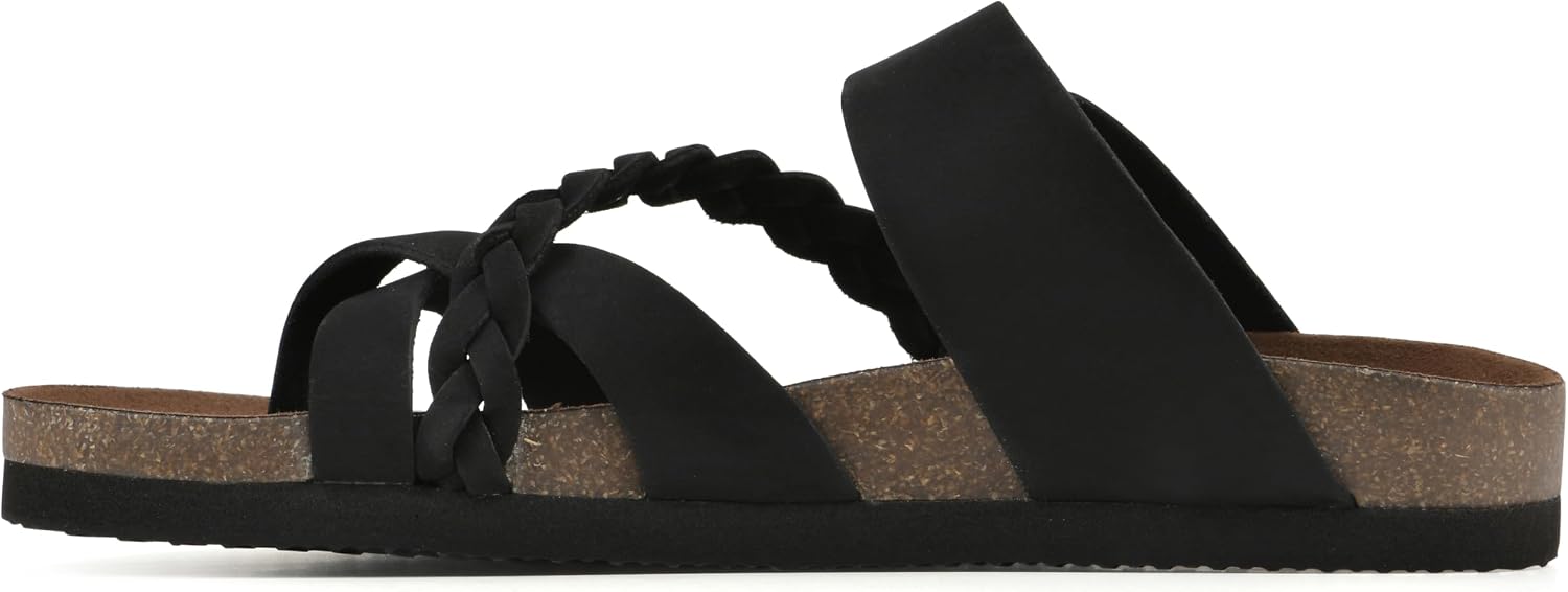 Detalle 2 de WHITE MOUNTAIN Women’s Hazy Braided Signature Comfort-Molded Footbed Sandal