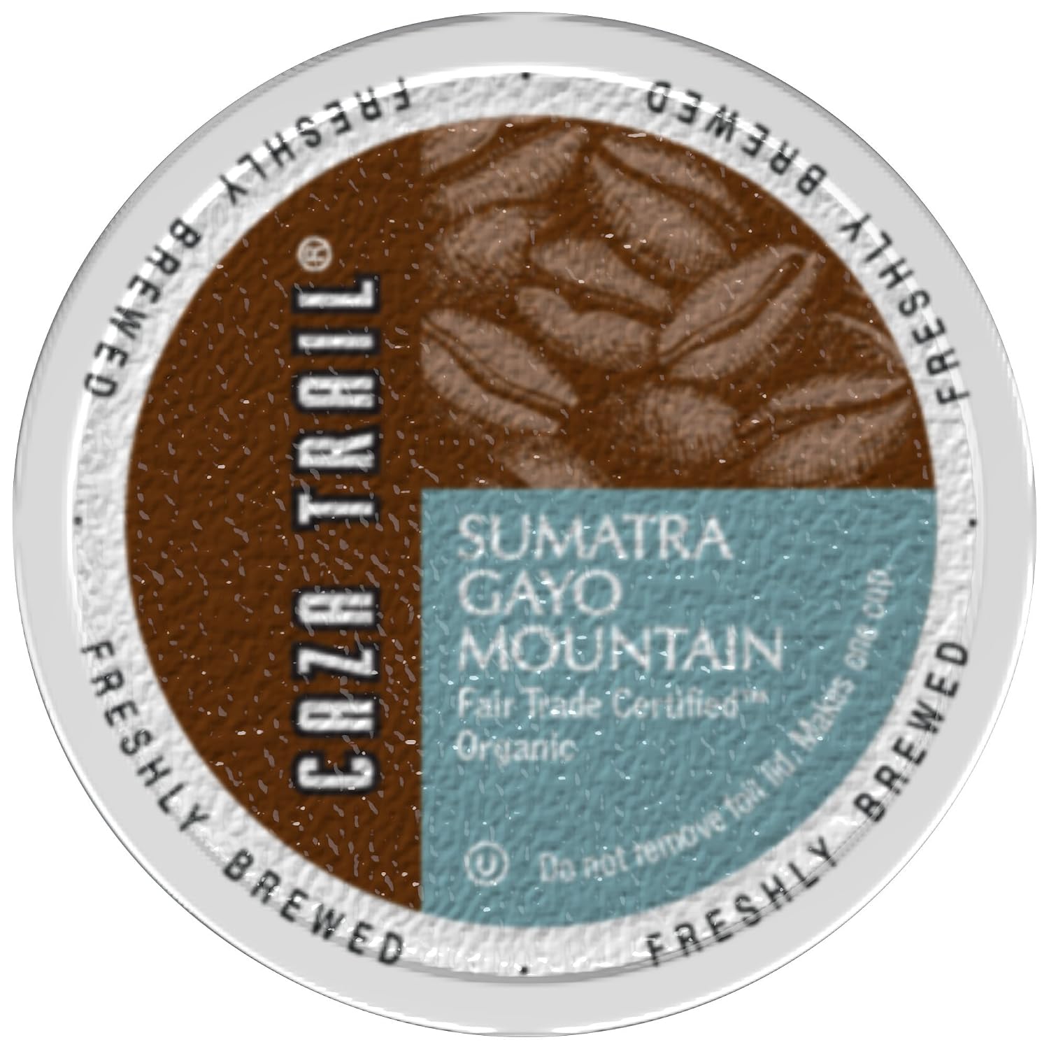 Detalle 2 de Caza Trail 02G77984221 Organic Sumatra Gayo Mountain Coffee Pods, 52 Count