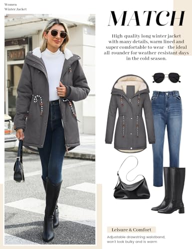 Thumbnail 6 de Xnova Manteau Femme Hiver Mi Longue