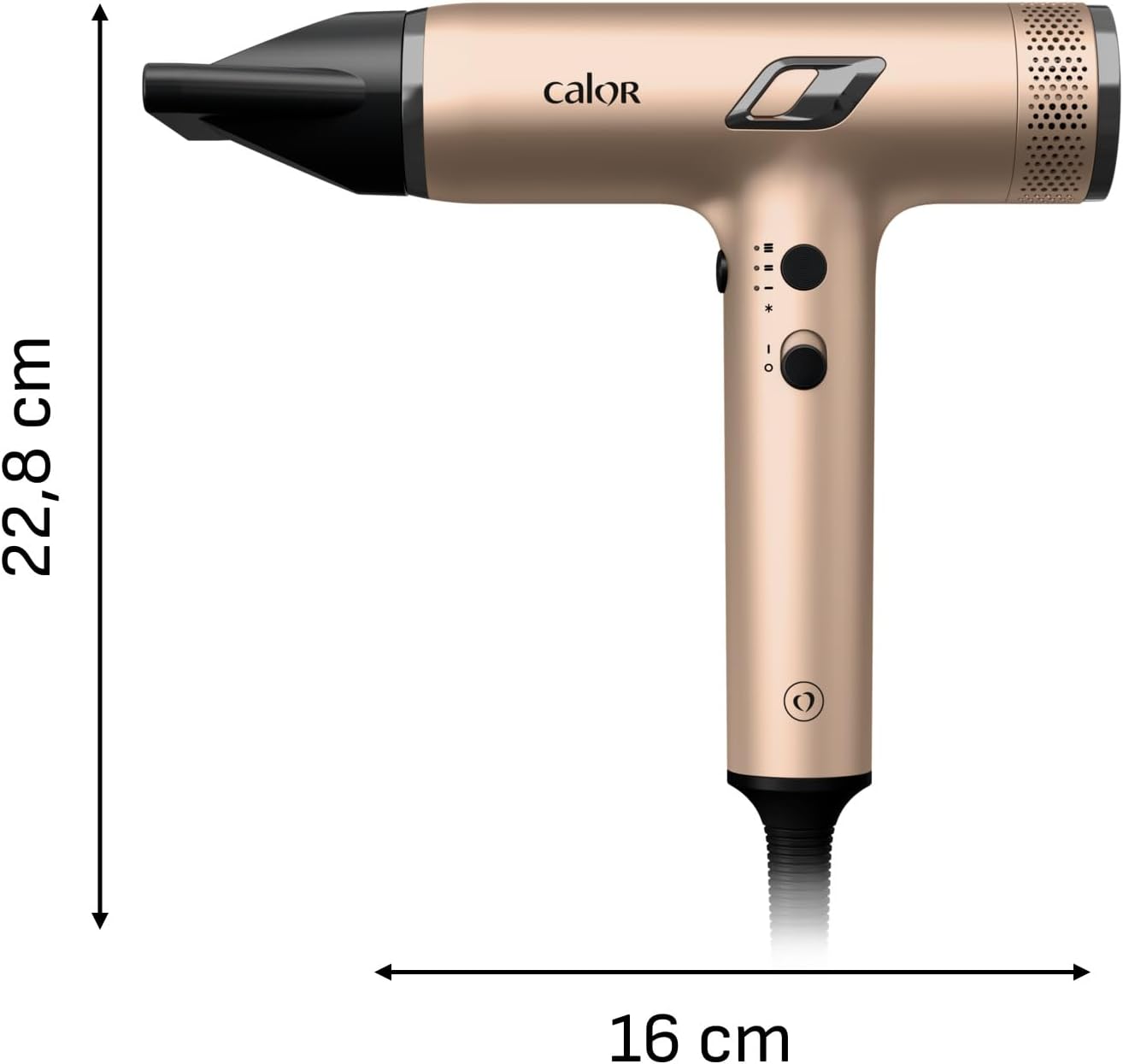 Thumbnail 6 de Sèche-cheveux Calor Nano Trésor HY8151C0 : moteur haute vitesse, flux jusqu’à 266 km/h et format ultra-compact