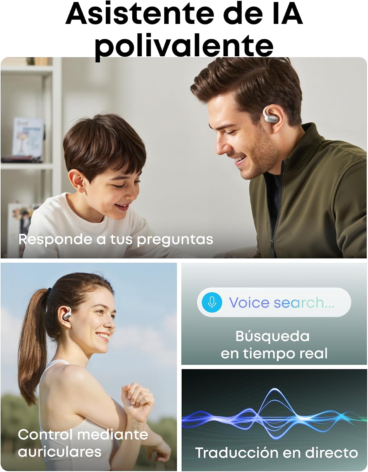 Detalle 1 de Soundcore AeroFit 2 IA Open-Ear