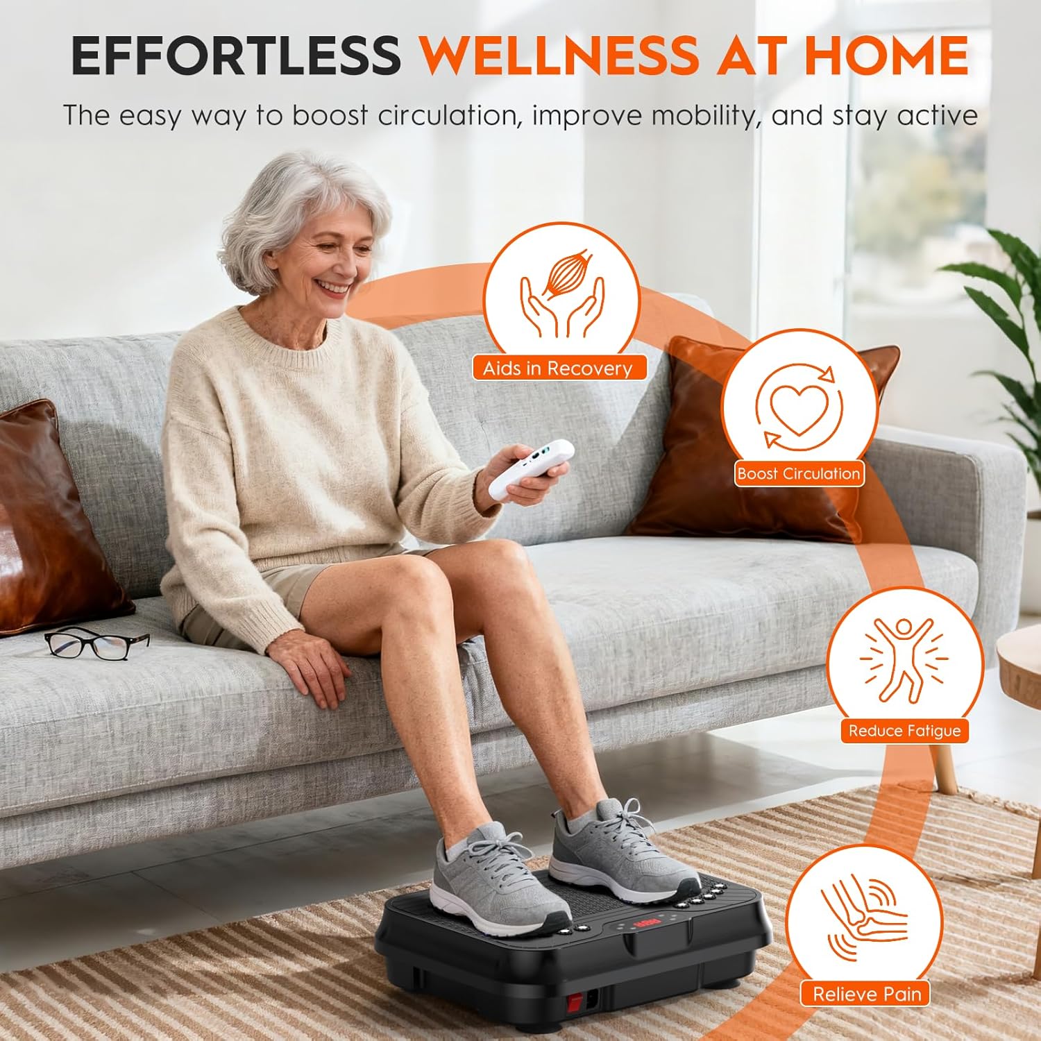 Thumbnail 2 de Vibration Plate Exercise Machine 400 lbs