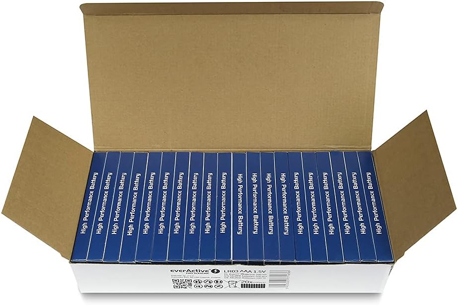 Detalle de everActive baterie alkaliczne AAA LR03/R03, 1,5 V, 200 sztuk