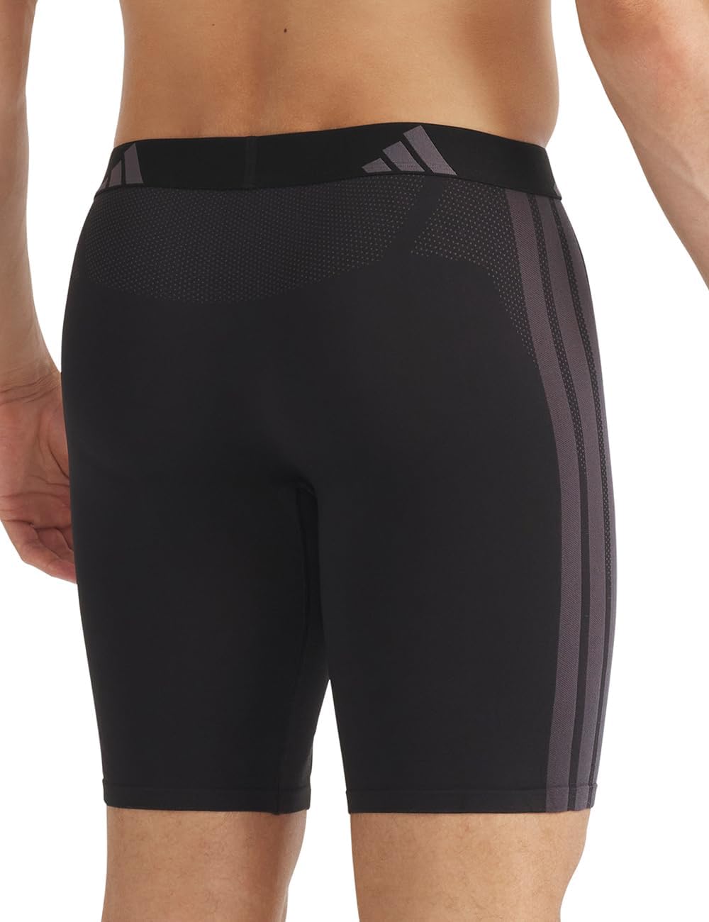 Detalle 2 de adidas Herren Long Leg Boxer (2er Pack) – Active Micro Stretch Seamless, lange Boxershorts