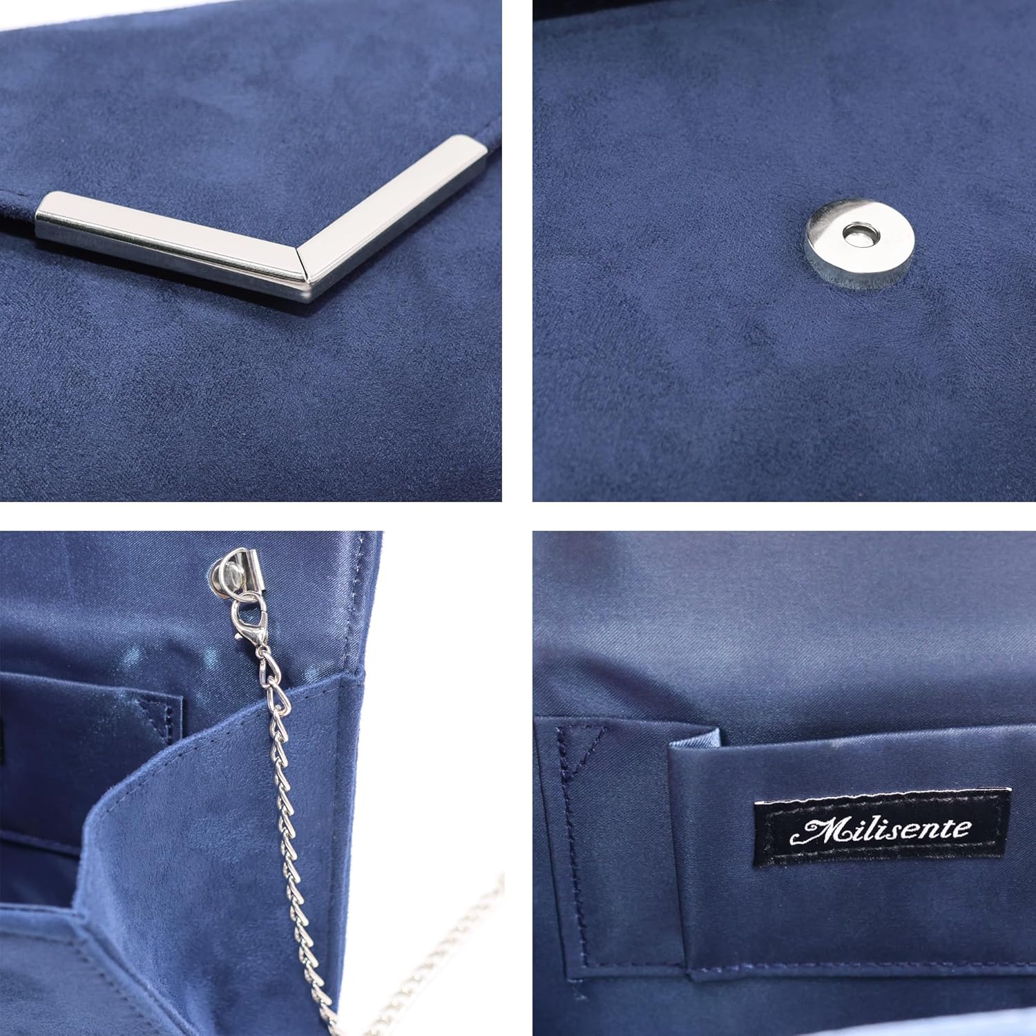 Thumbnail 5 de Milisente Clutch Bags For Women: Wedding Evening Metallic Purse