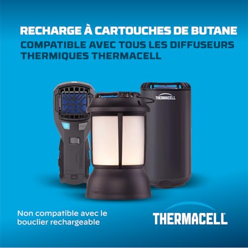 Detalle de Thermacell 4 Cartouches Gaz Butane Anti Moustiques Tigres – Extérieur