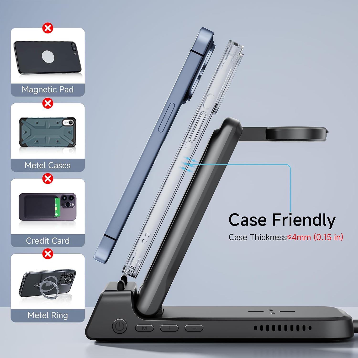 Thumbnail 5 de SwanScout 703A 3-in-1 wireless charger for iPhone