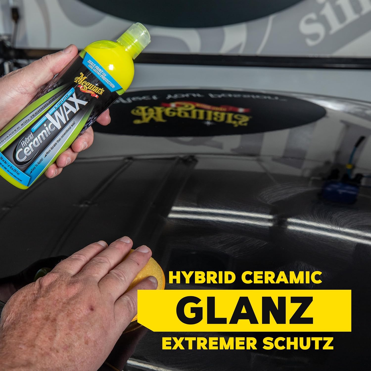 Thumbnail 3 de Meguiar's Hybrid Ceramic Liquid Wax Keramikwachs – Emulsion für Autopflege (473 ml, G200416EU)