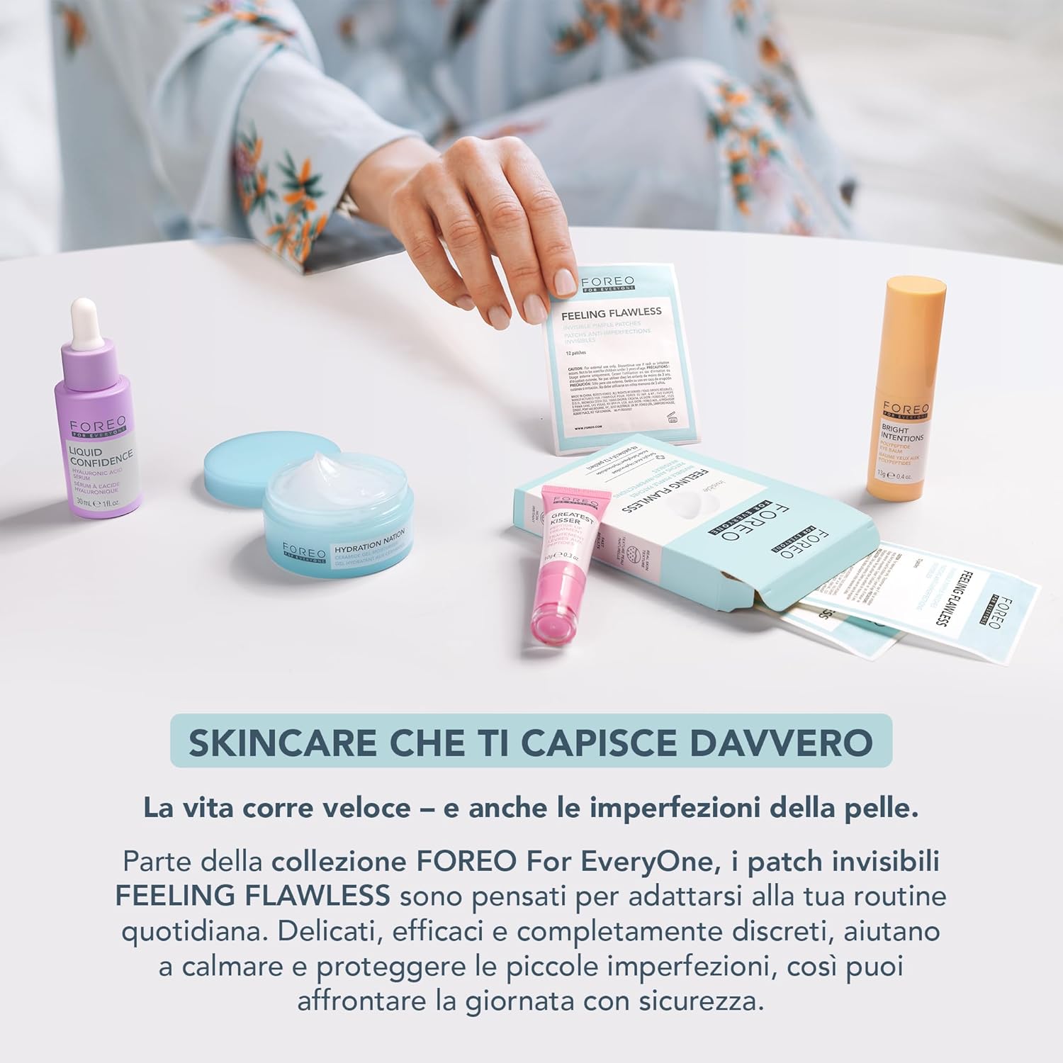 Thumbnail 2 de FOREO FEELING FLAWLESS cerotti invisibili idrocolloidi ai salicilico per brufoli, 48 cerotti