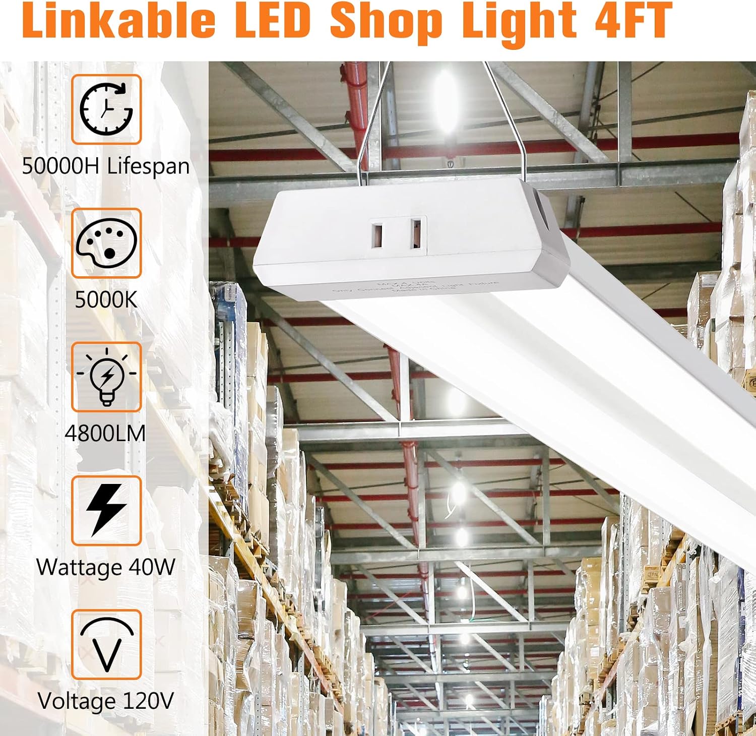 Detalle 2 de OOOLED LED Shop Light 4FT