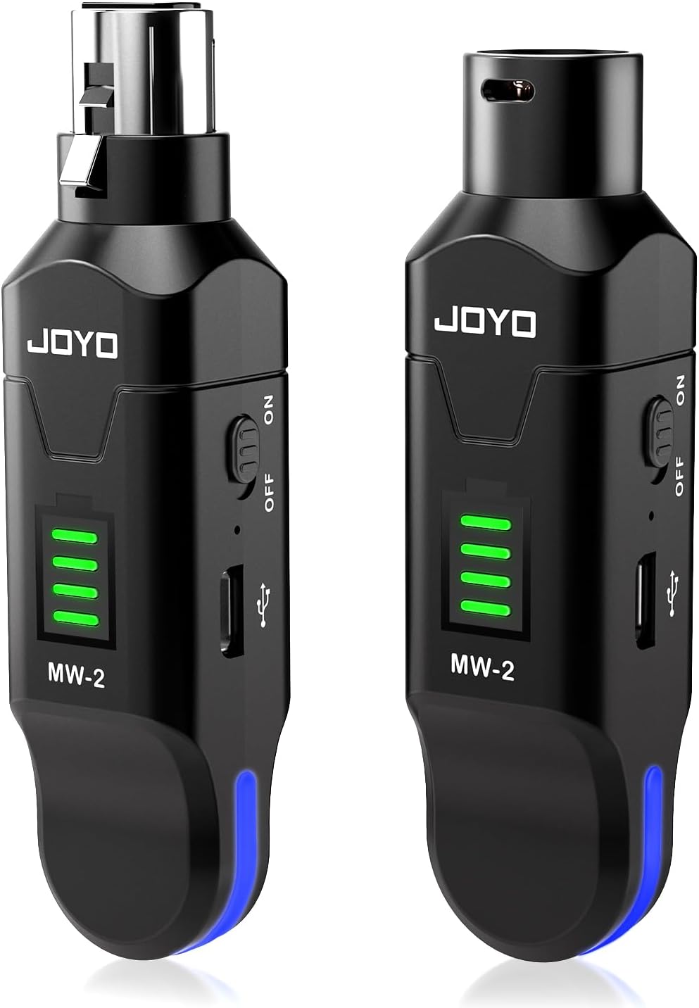 Detalle de JOYO MW-2 2.4GHz Wireless XLR Microphone System, 4 Channels