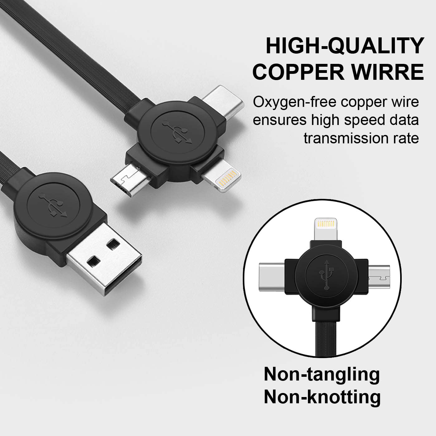 Thumbnail 5 de 2Pack Multi Charging Cable 3.3ft