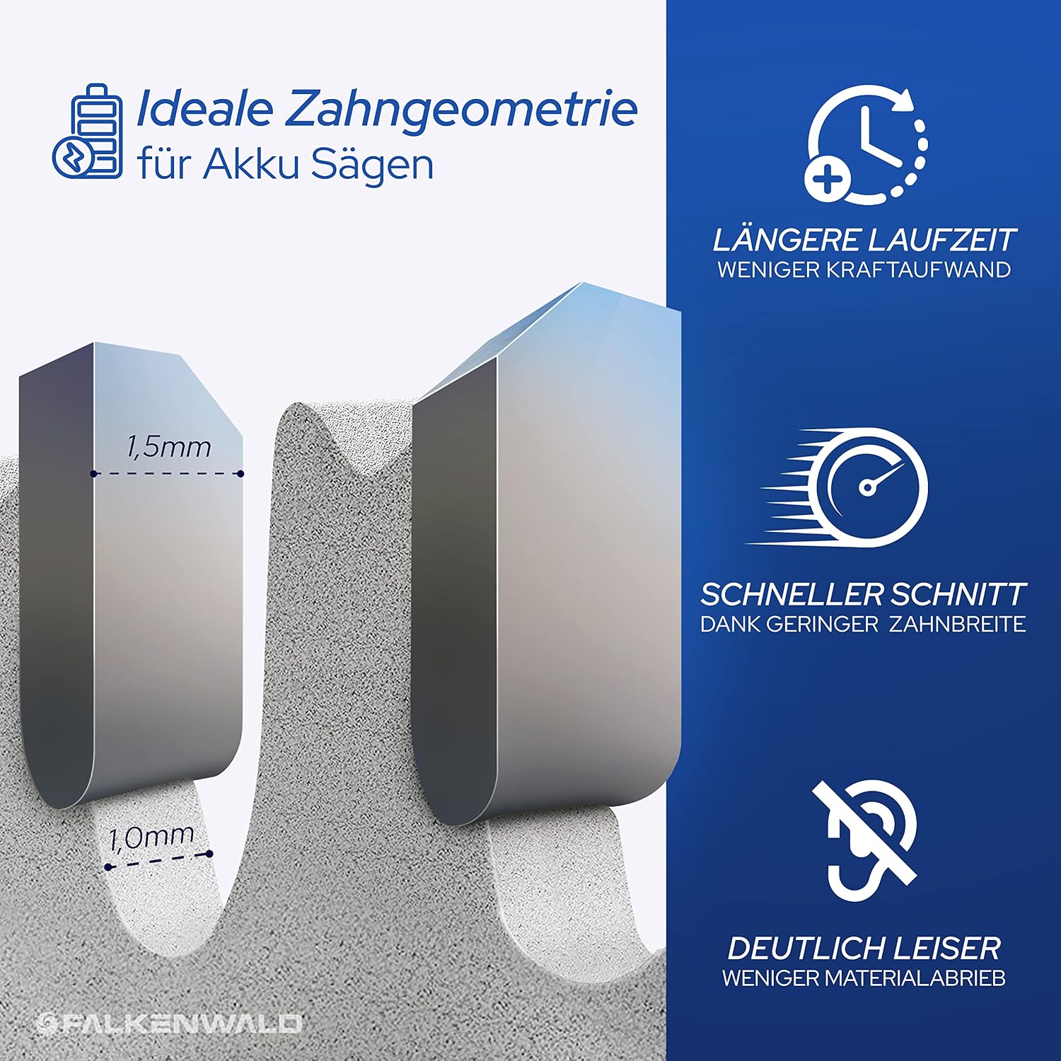 Thumbnail 5 de FALKENWALD Sägeblatt 136x20mm Akku Multi