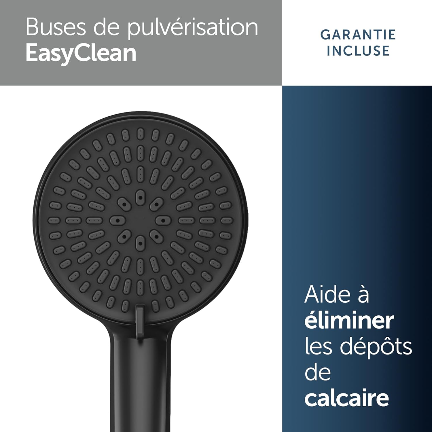 Thumbnail 4 de Ideal Standard Idealrain Alu+ Douchette multi-fonctions – Noir Mat, économie d’eau