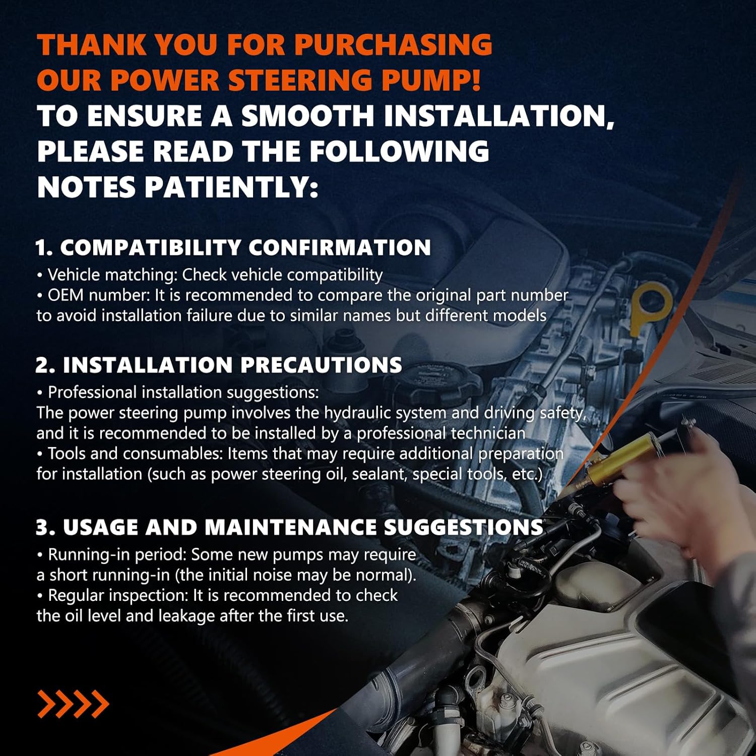 Thumbnail 5 de Daysyore Power Steering Pump 20-70269 for 2002-2007 Ram 1500 (OE replacement)