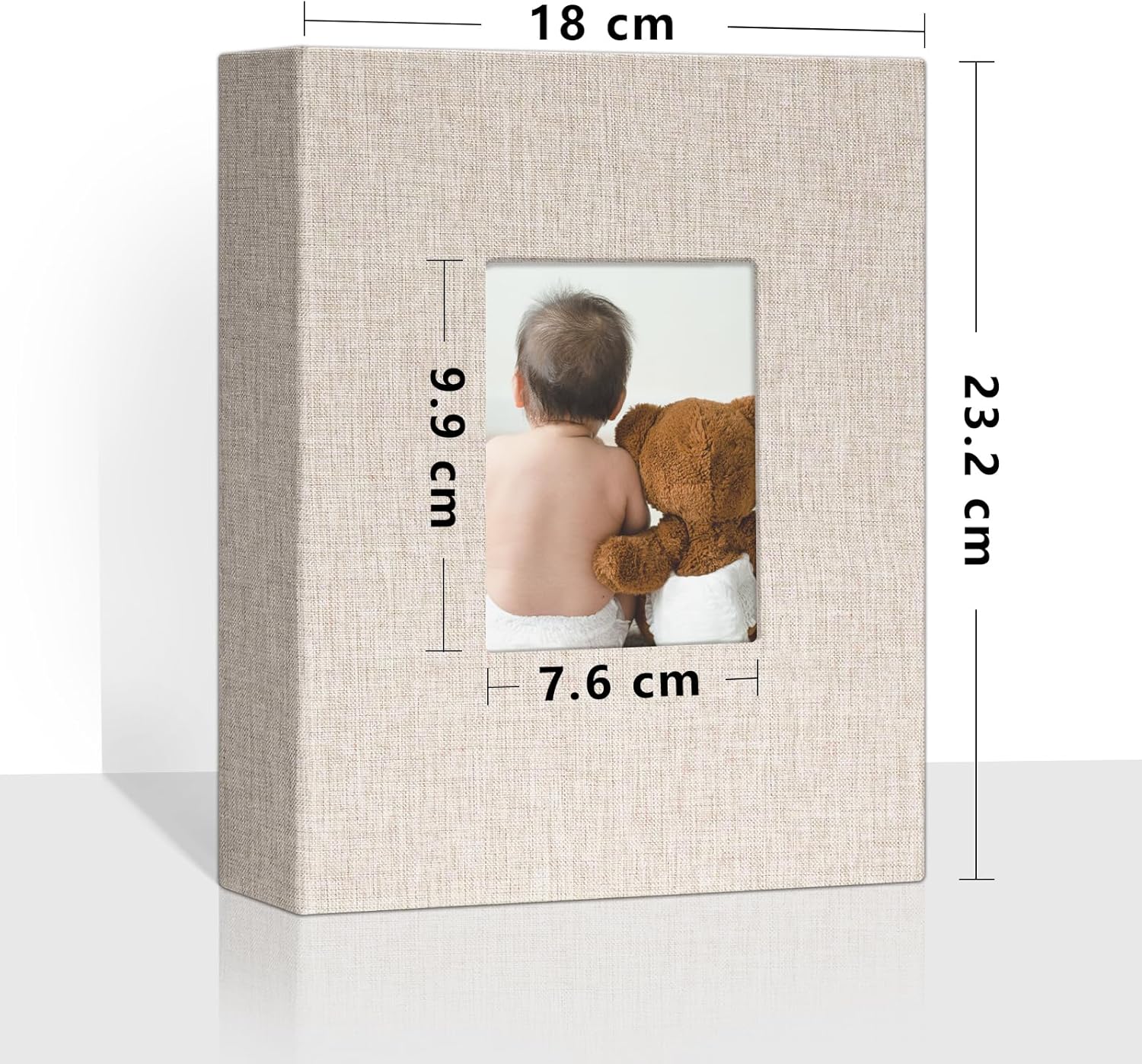 Thumbnail 1 de Vienrose Piccole Album Foto 10x15 cm (con 2 confezioni, copertina in lino) con 100 tasche: raccogli 200 foto ciascuno