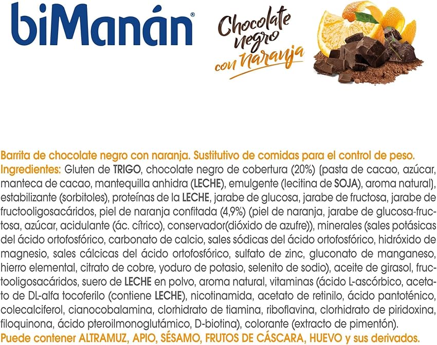 Thumbnail 3 de BIMANÁN BESLIM Barritas sustitutivas Chocolate Fondant 30 uds 🍫