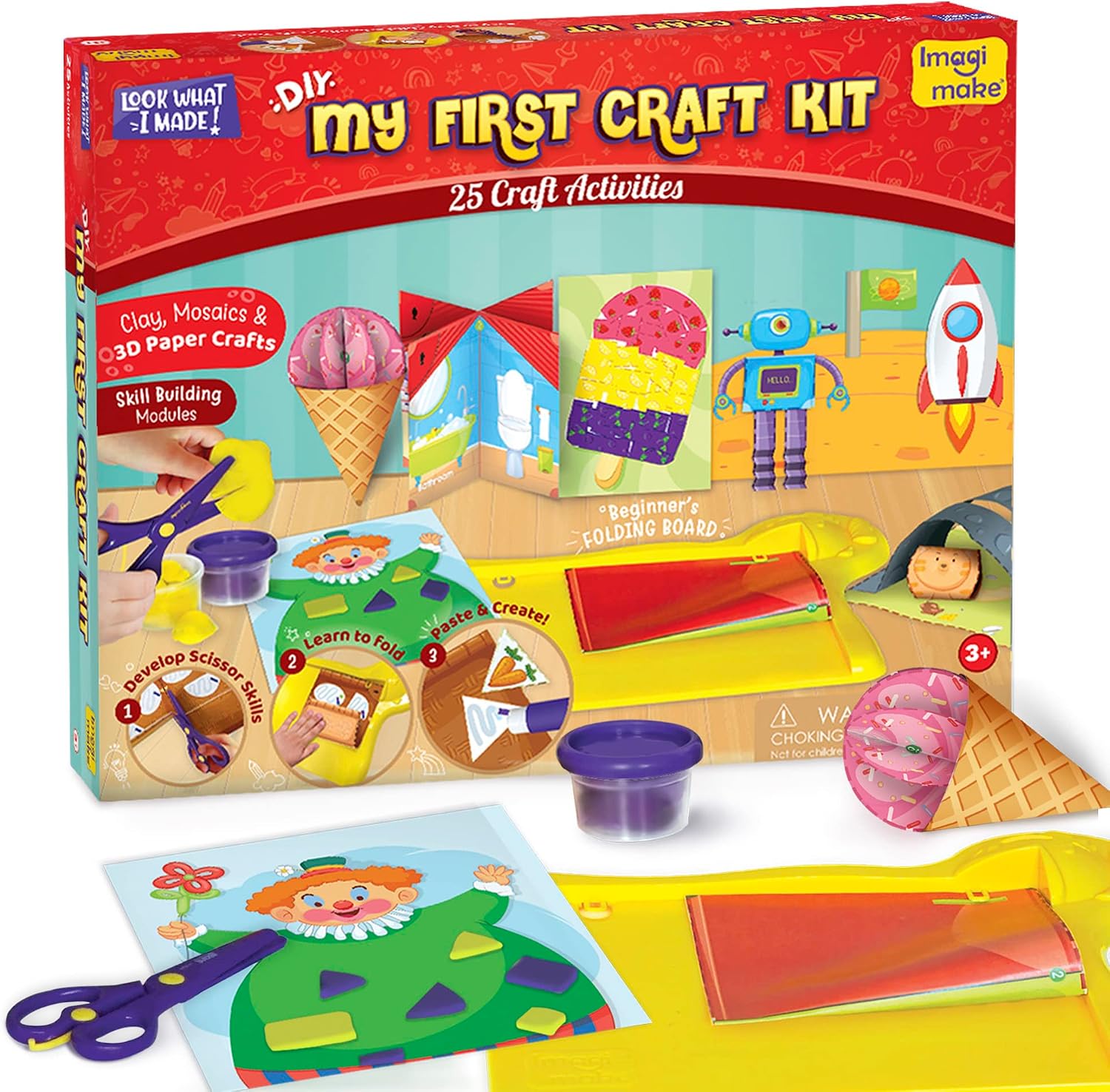 Thumbnail 6 de Imagimake Kids' Craft Kit, 3-in-1