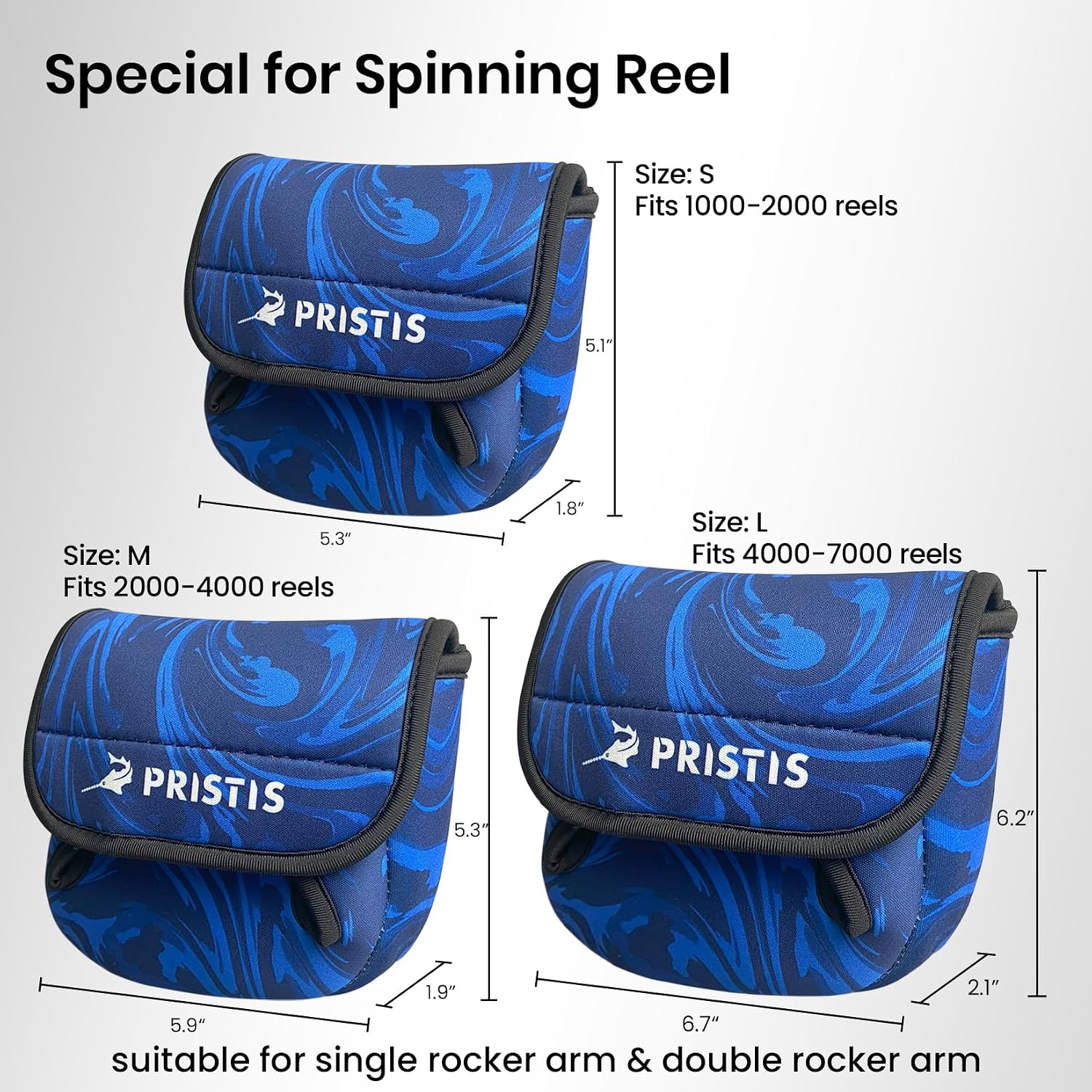 Detalle de Pristis Spinning Reel Cover, 1000–2000 Series