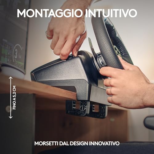 Thumbnail 7 de Logitech G G29 Driving Force volante da corsa – fedeltà di guida e sensazione realistica per PS5, PS4 e PC
