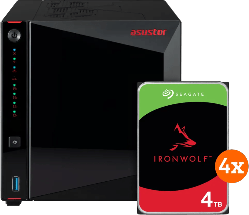 Asustor AS5404T NAS 16 TB