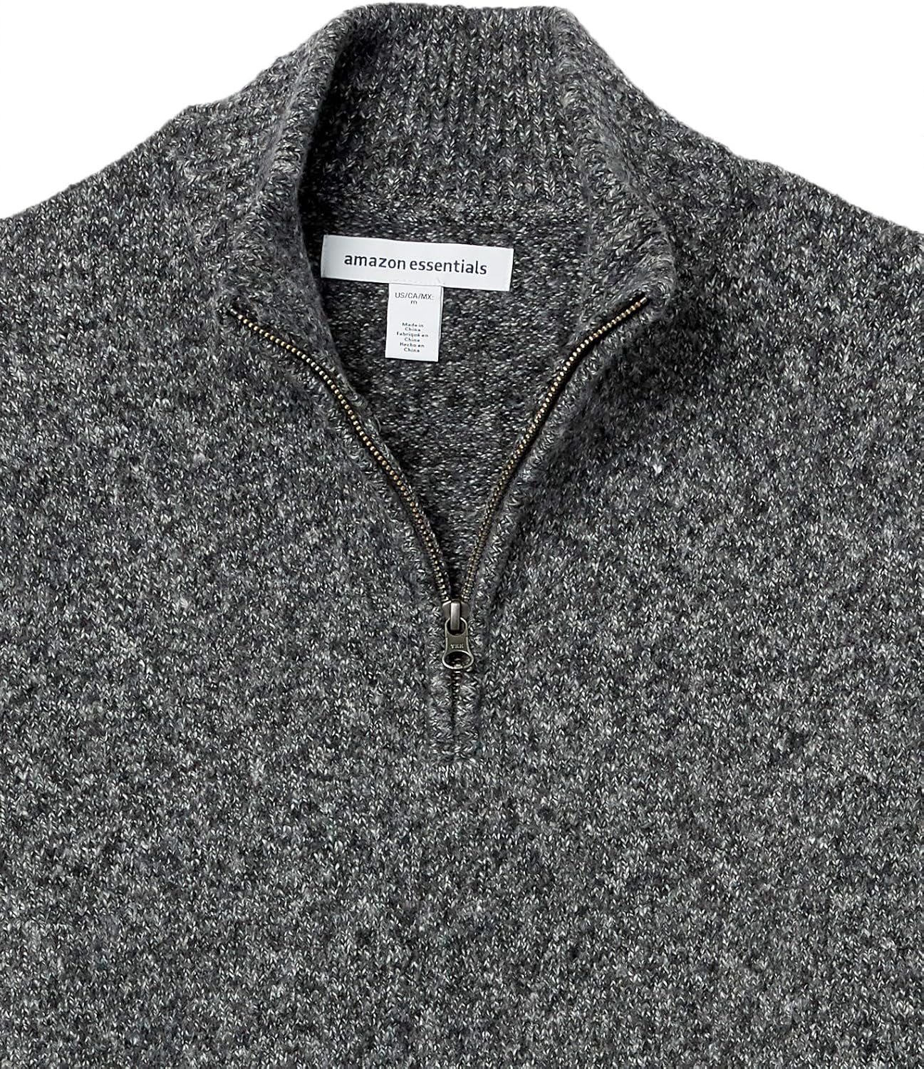 Thumbnail 5 de Amazon Essentials Herren Soft-Touch-Pullover mit Viertelreißverschluss und langen Ärmeln