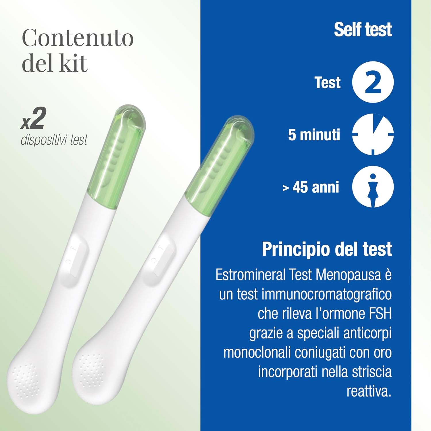 Thumbnail 2 de Estromineral 2 Test Menopausa: test autodiagnostico urinario per FSH, risultato in 5 minuti