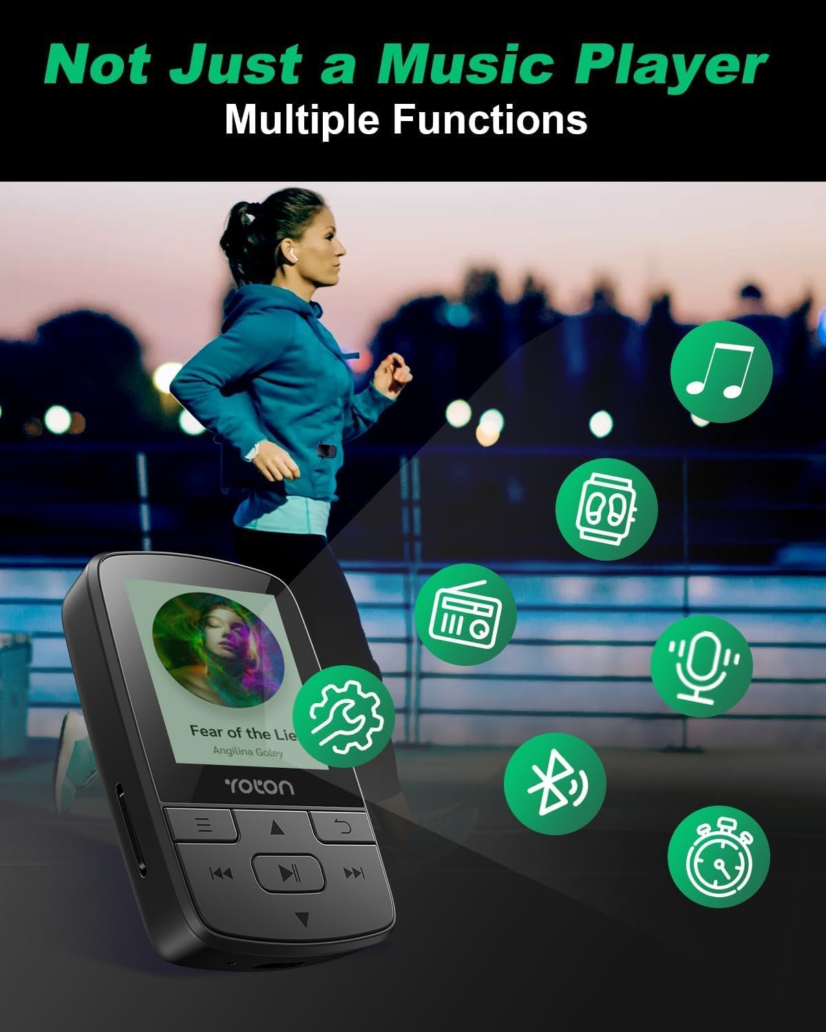 Thumbnail 3 de YOTON Reproductor MP3 Bluetooth 5.2 64 GB