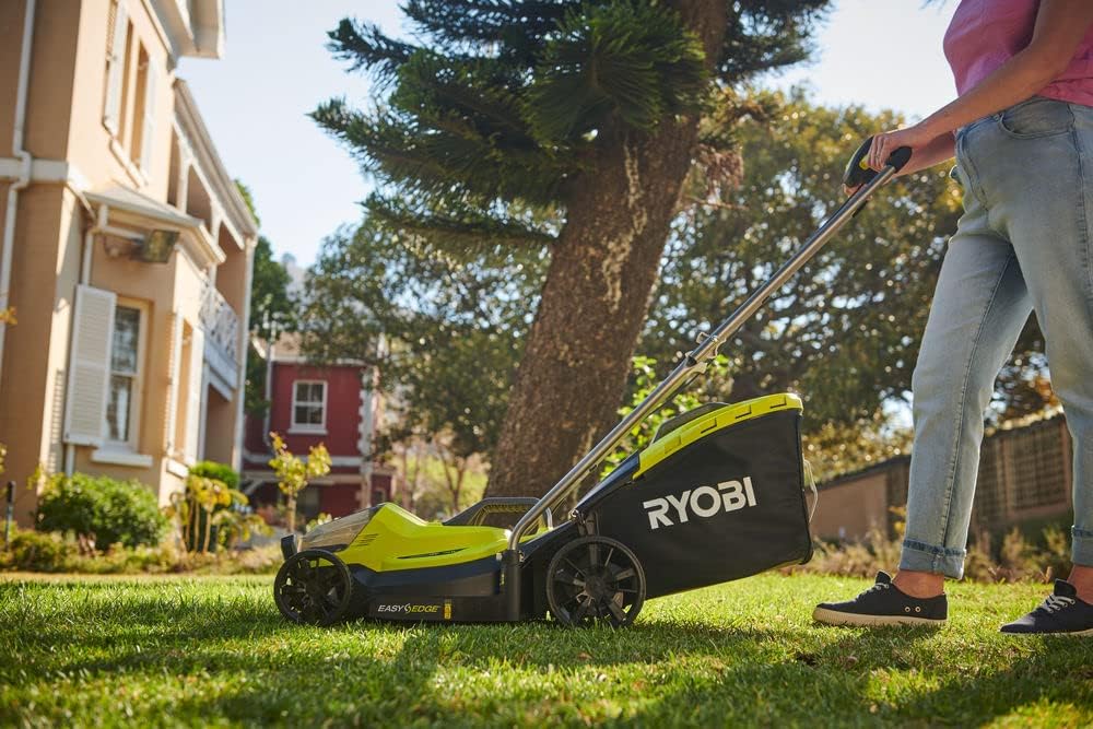 Detalle de RYOBI - Cortacésped Inalámbrico 18V ONE+ Ø33cm