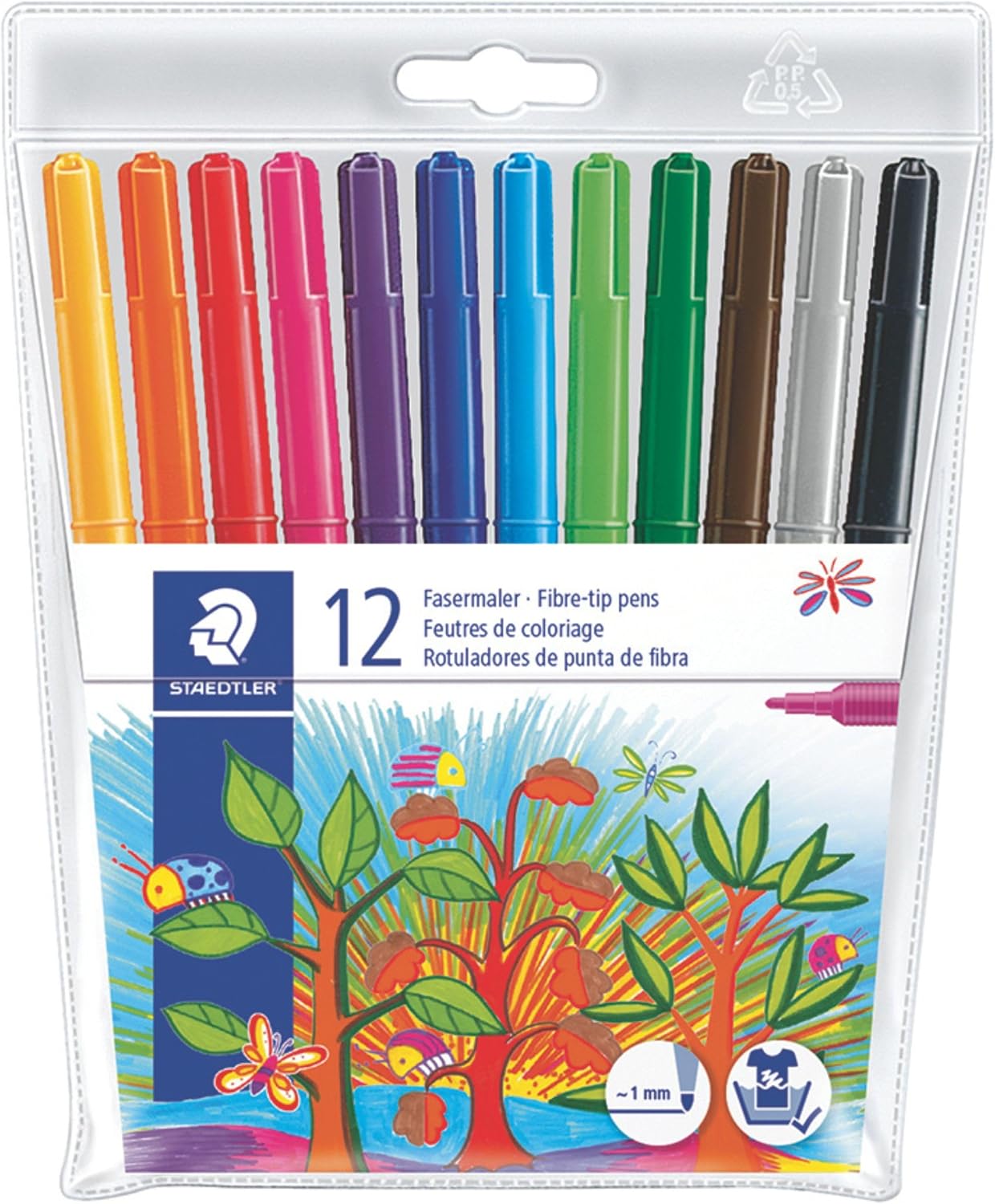 Thumbnail 5 de STAEDTLER 325 C144 Noris Club Fasermaler Schulbox – 144 Stück im Boxkarton
