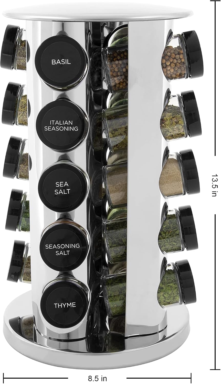 Detalle 2 de Kamenstein 20-Jar Revolving Spice Rack ⚙