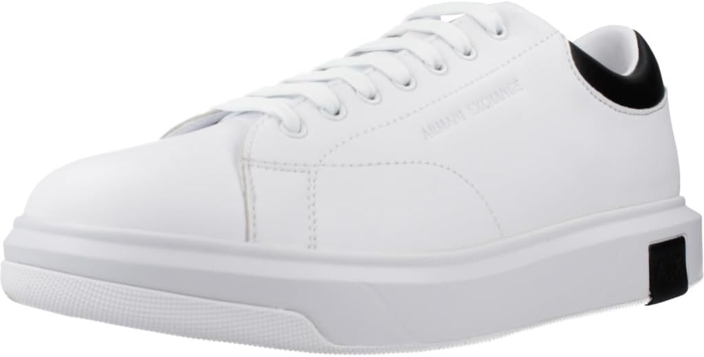 Detalle de Armani Exchange Scarpe Ginnastica Pelle Bianca