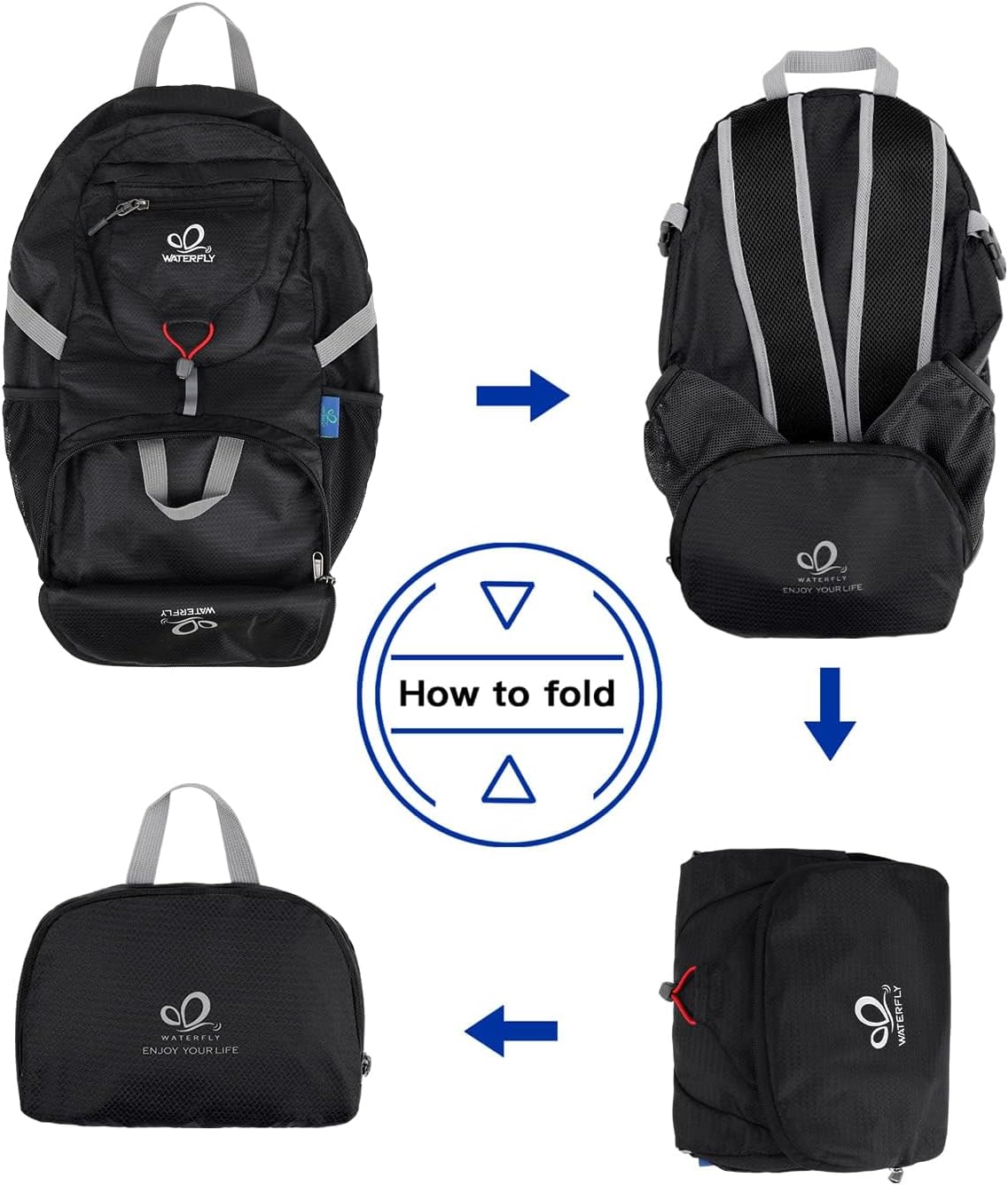Thumbnail 5 de Waterfly Ultra Lightweight Foldable Backpack 20L