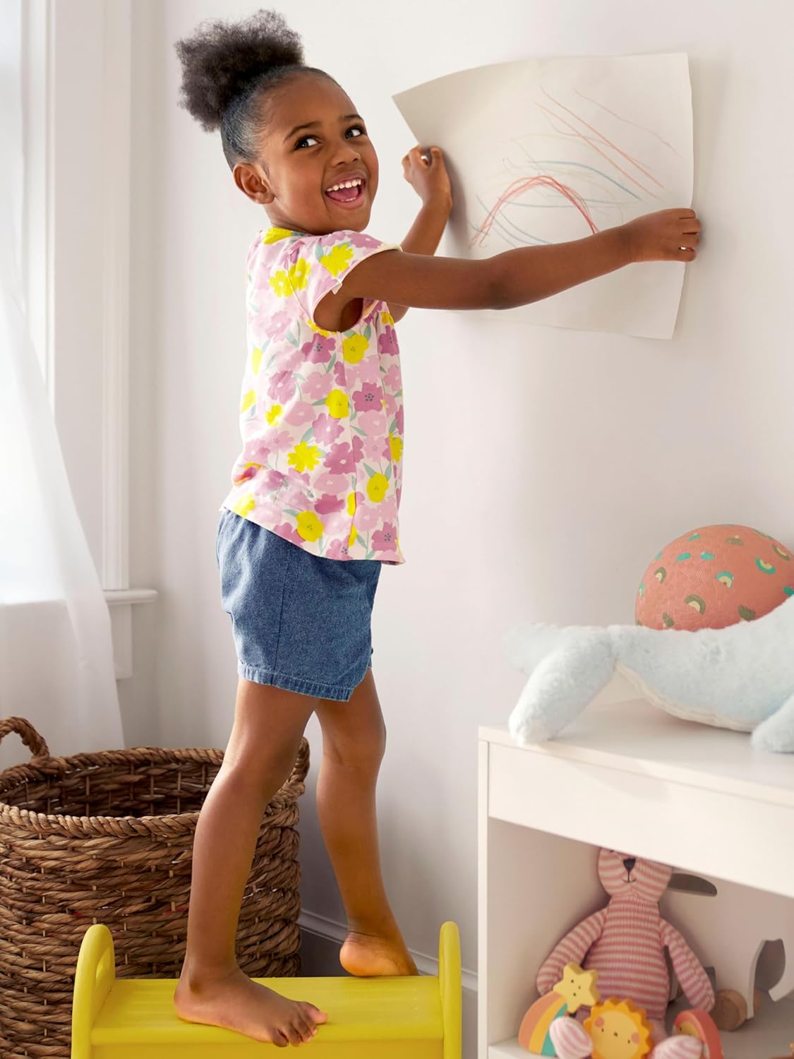 Detalle de Simple Joys by Carter’s Baby Girls' 3-Piece Playwear Set