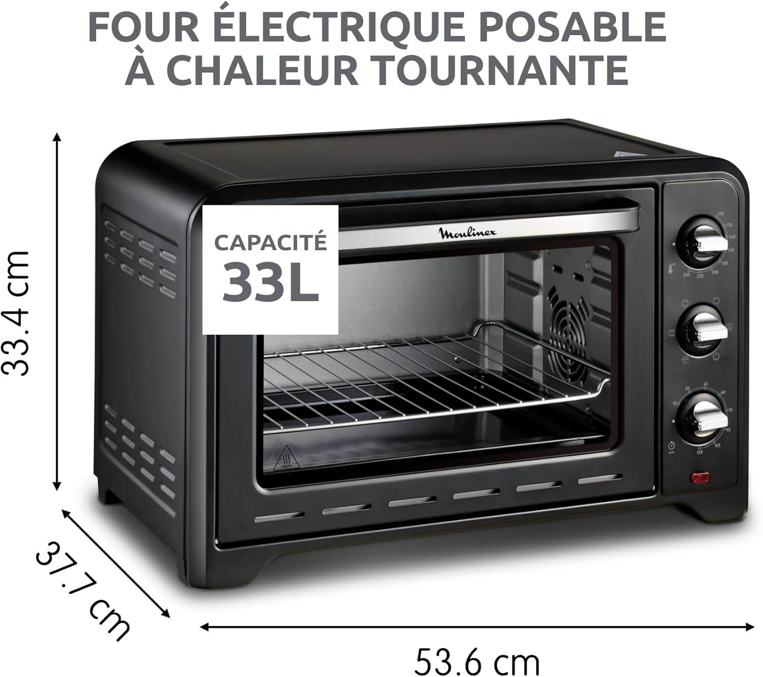 Thumbnail 1 de Moulinex OX464811 four posable 33 L 🍽