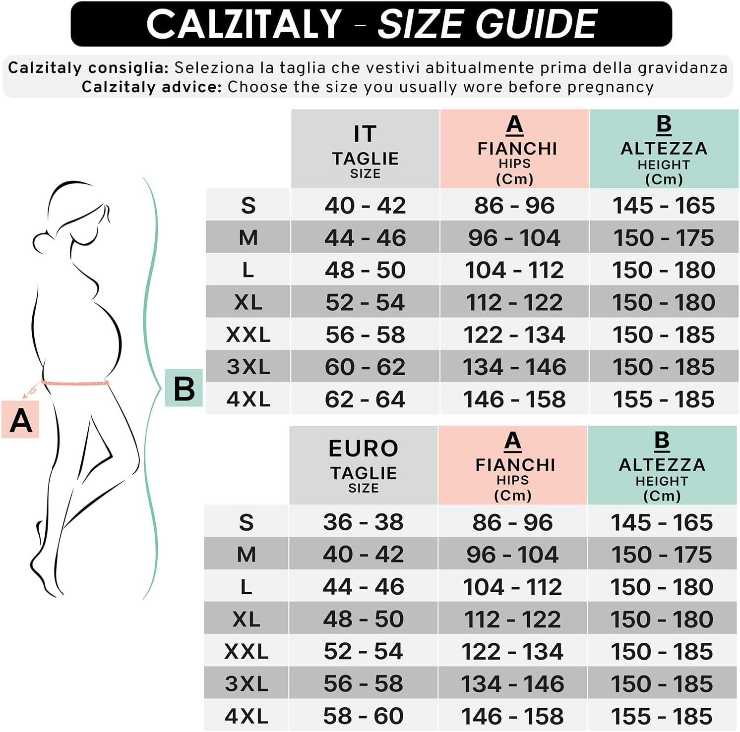 Thumbnail 5 de CALZITALY Collant Premaman Riposanti a Compressione Media – 20 DEN, Made in Italy
