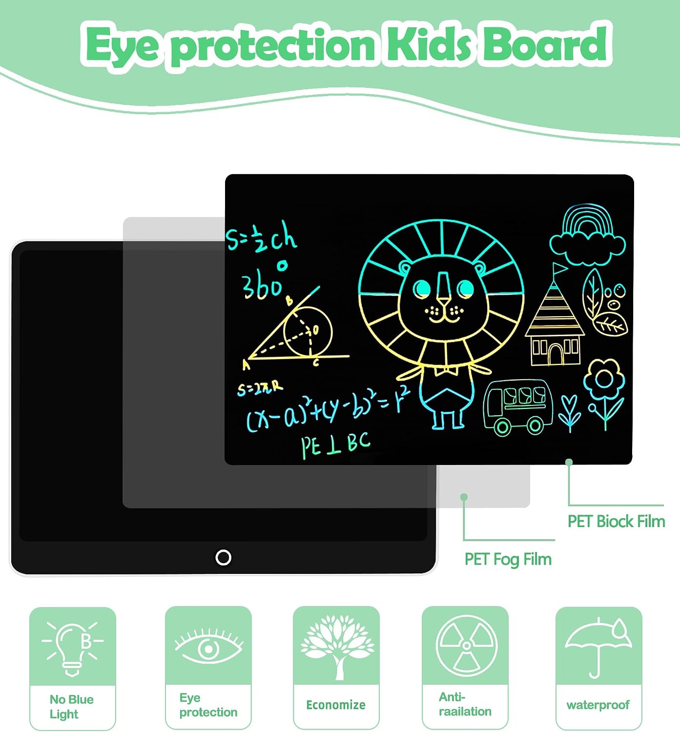 Thumbnail 6 de Bunte LCD Schreibtafel für Kinder 16 Zoll