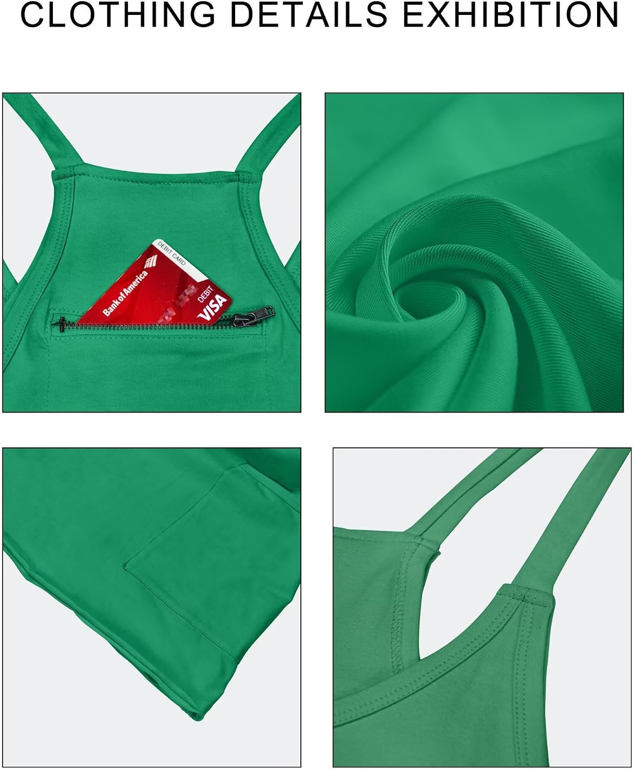 Detalle de VIUTIL Women's Athletic Dress, 95% Cotton