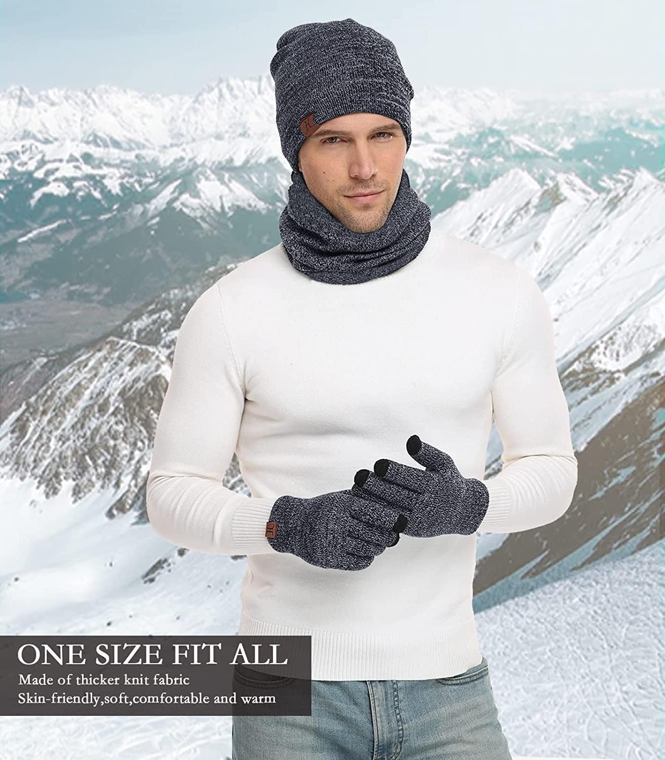 Thumbnail 5 de Bequemer Laden Invernali set cappello 1 pezzo