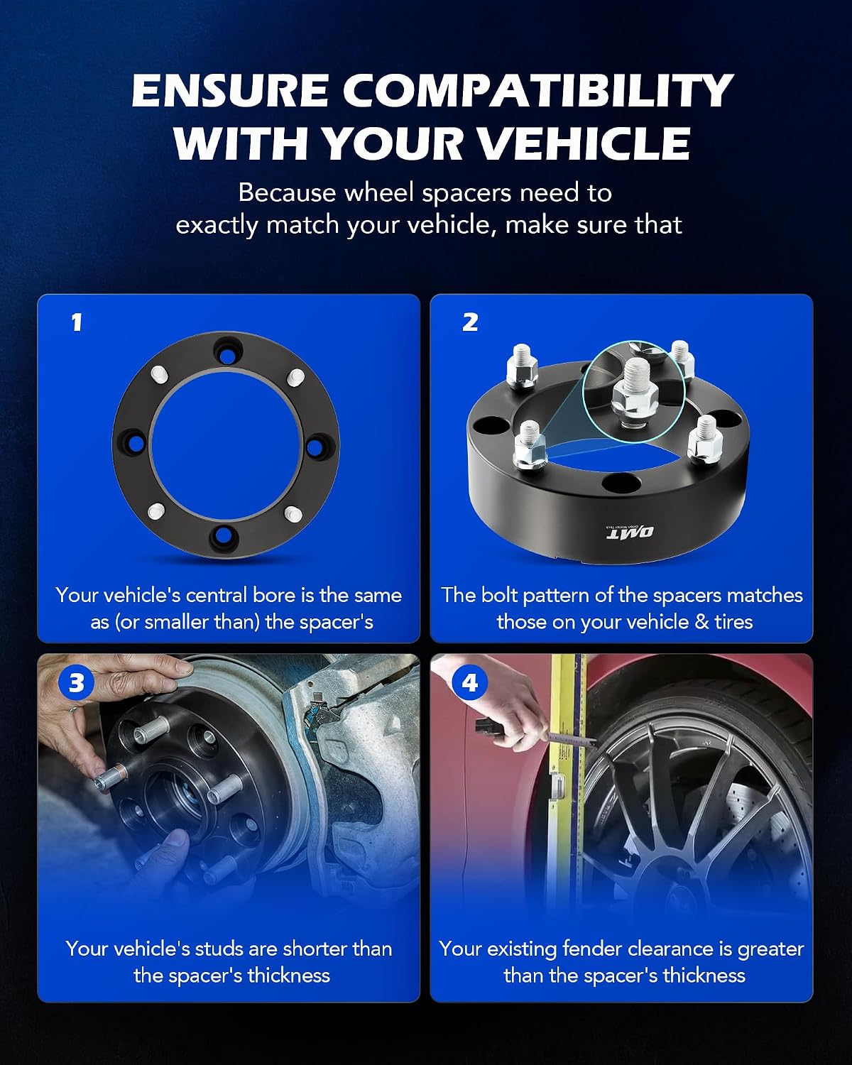 Detalle de Orion Motor Tech 4x156 2 inch Wheel Spacers
