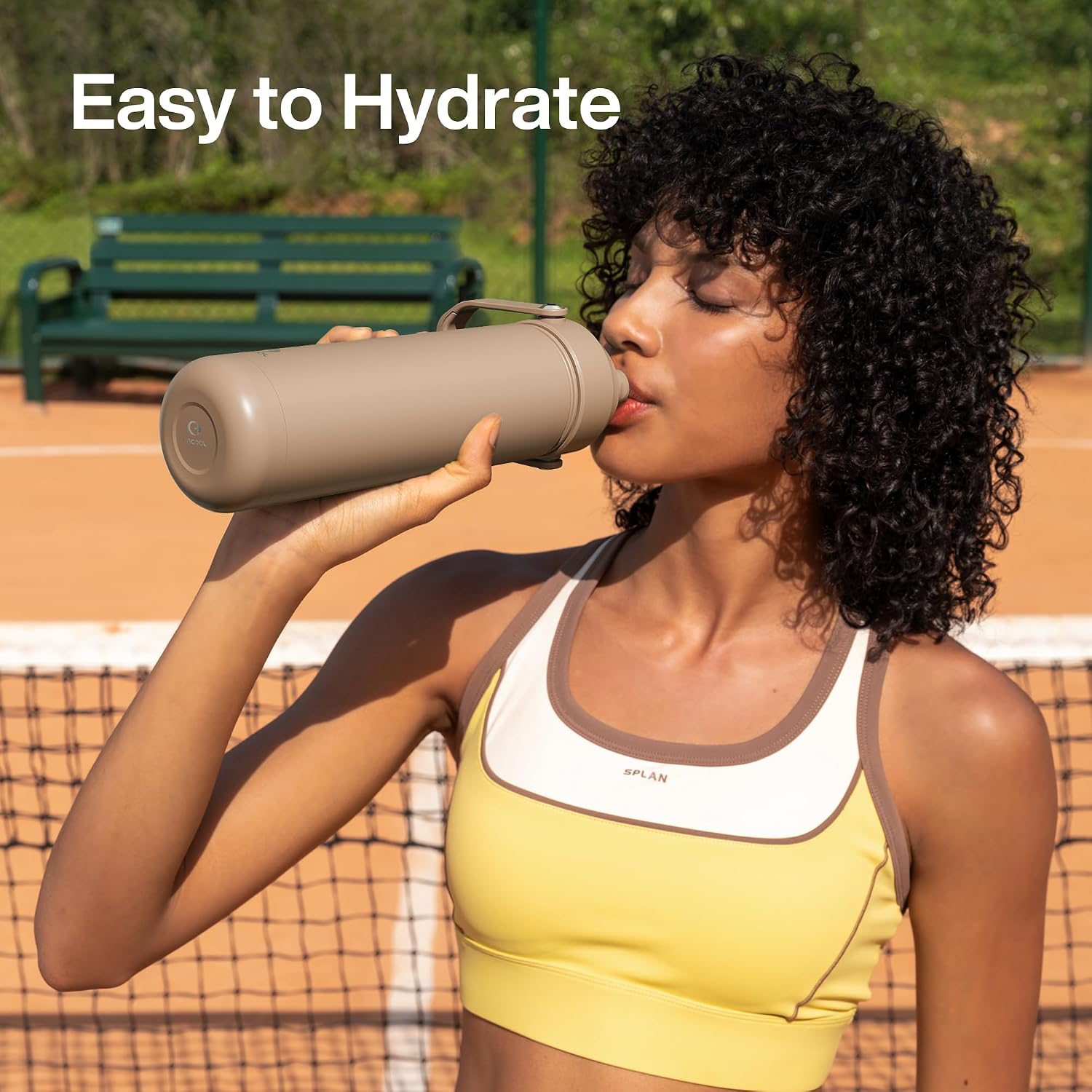Detalle 2 de ENCOOL 26 oz Insulated Water Bottle with Straw 🚰