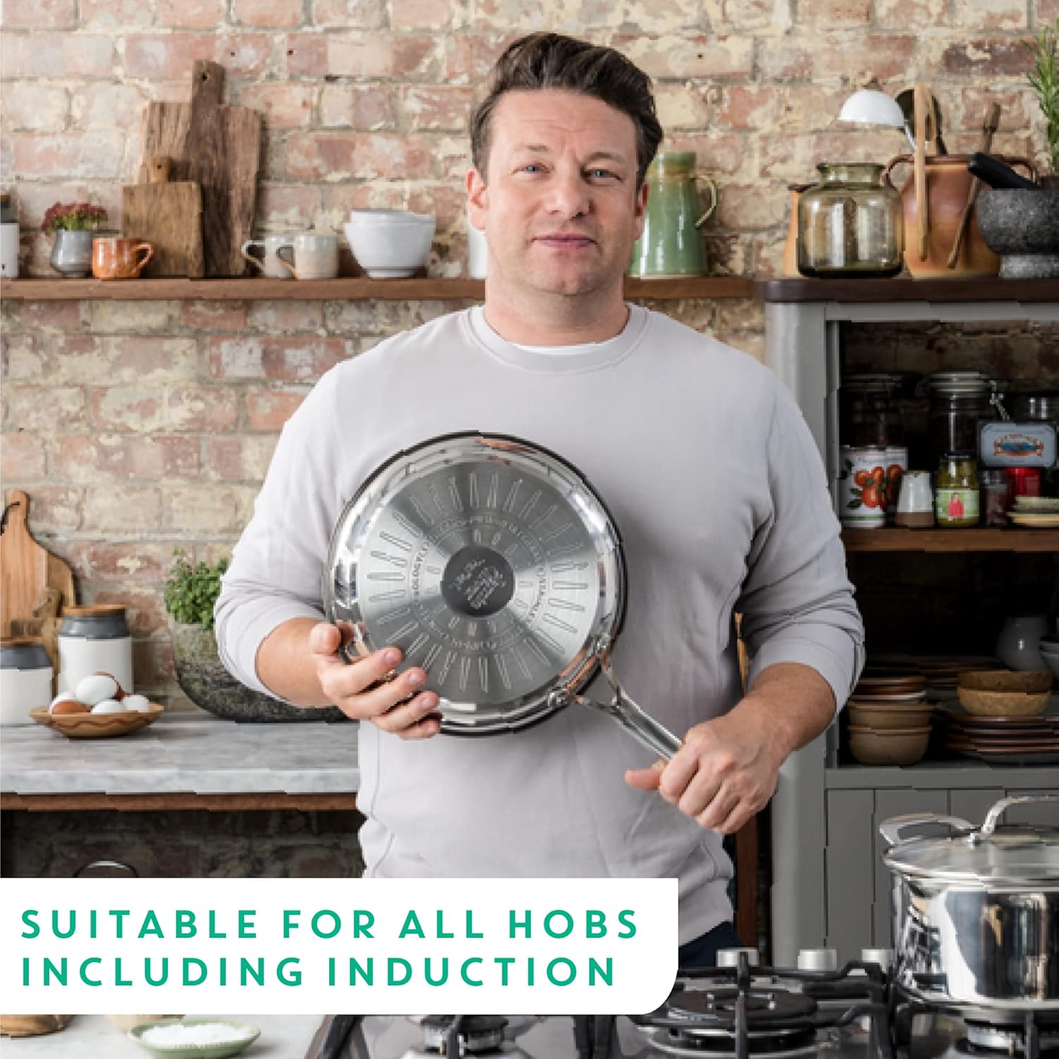 Thumbnail 4 de Tefal Jamie Oliver Cook's Direct 24cm Pancake Pan