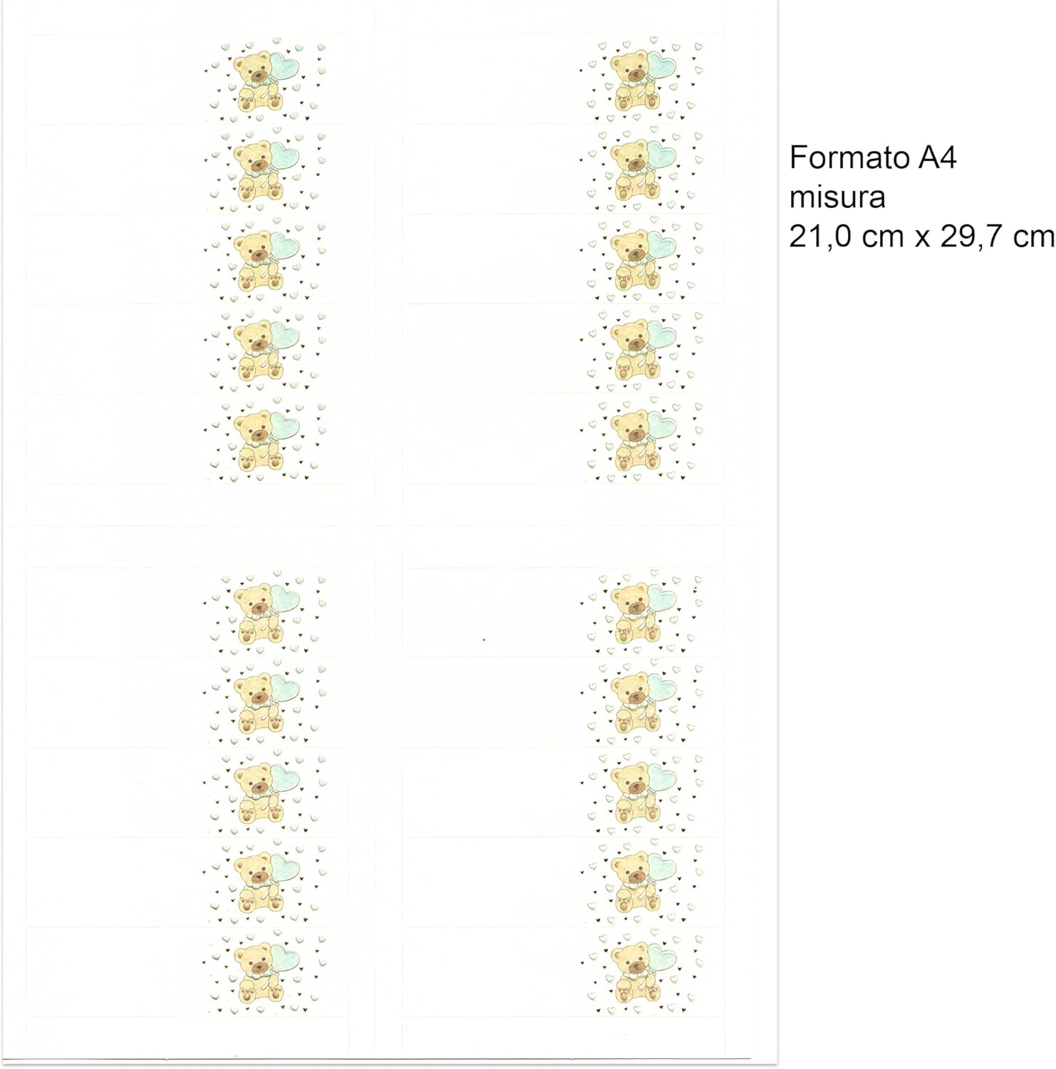 Thumbnail 1 de ARKRAFT Tarjetas personalizables para bomboneras, papel 300 g (40) 🎁