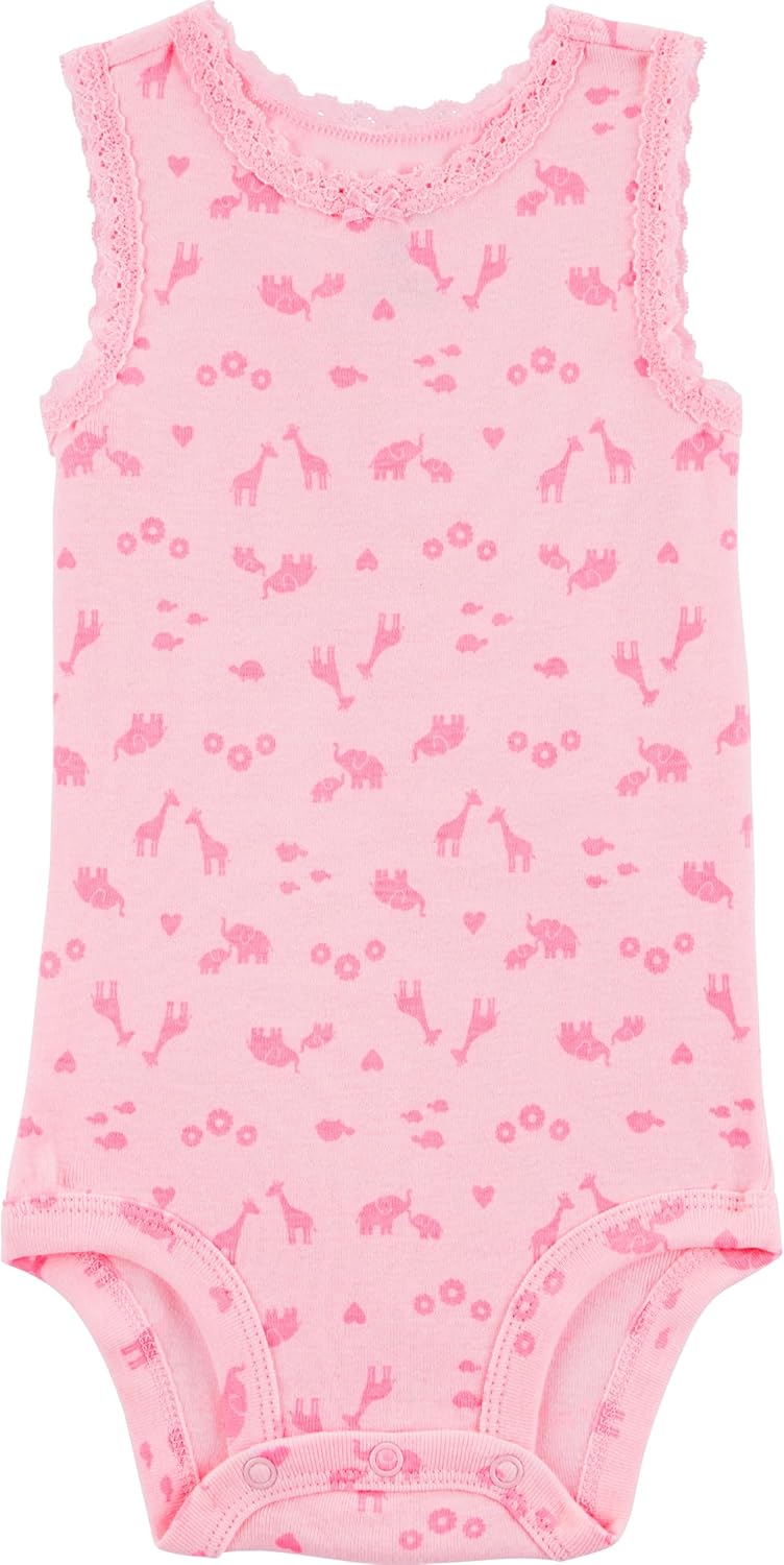 Detalle de Simple Joys by Carter's Baby-Girls 6-Pack Short-Sleeve Bodysuit