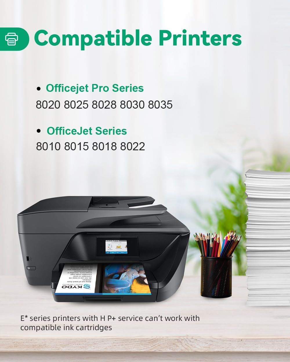 Detalle de Skydo 910XL Compatible Ink Cartridge Combo Pack, Black and Colour