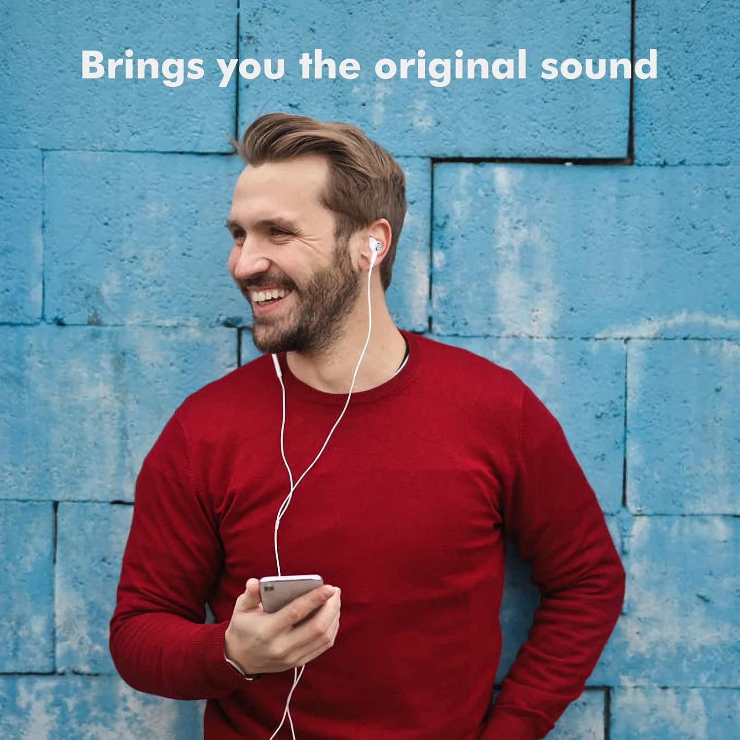 Detalle de USB-C Headphones with Mic and Volume Control (HiFi Stereo, Magnetic In-Ear) for iPhone & Android