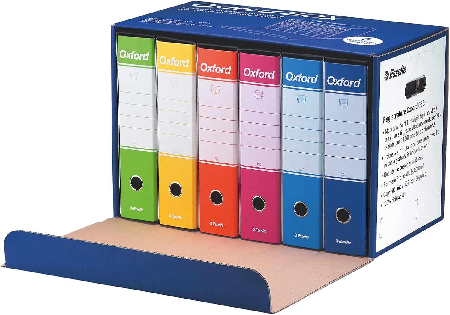 Imagen de Esselte Oxford Multicolore classeur à anneaux en OfertitasTOP