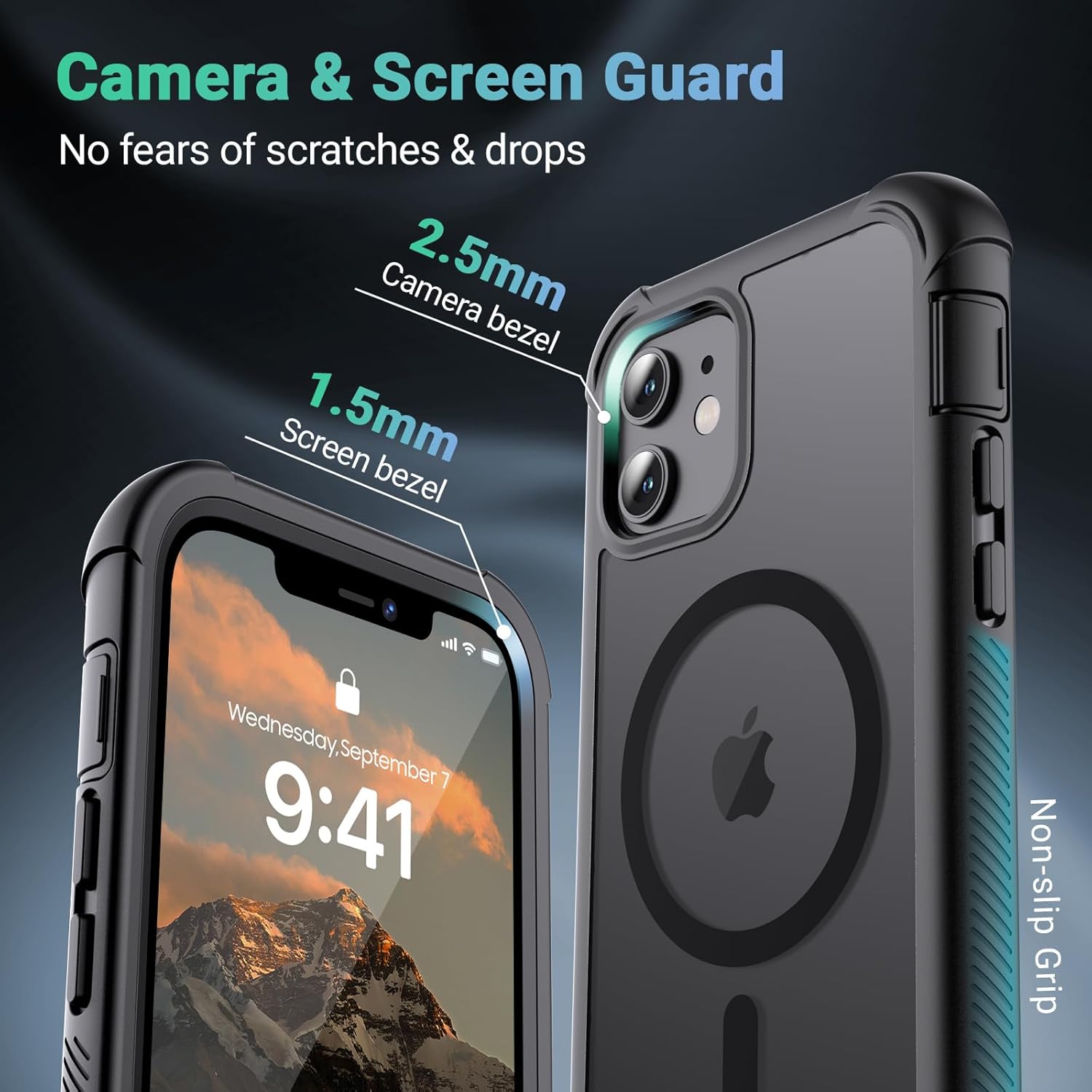 Thumbnail 5 de jaroco Magnetic Case for iPhone 12/12 Pro (6.1''), MagSafe Compatible, Military-Grade Drop Protection